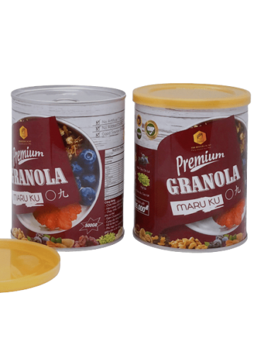 500gr Cereal Container- Granola Product Packaging